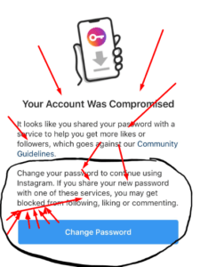 رفع مشکل Your Account was compromised