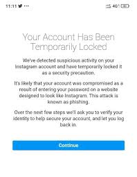 رفع مشکل Your Account Has Been Temporarily Locked